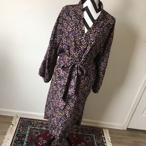 80s Silk Kimono Robe
